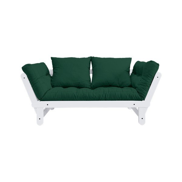 Canapea variabilă Karup Design Beat White/Forest Green