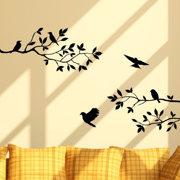 Autocolant Fanastick Birds On The Tree-image-1