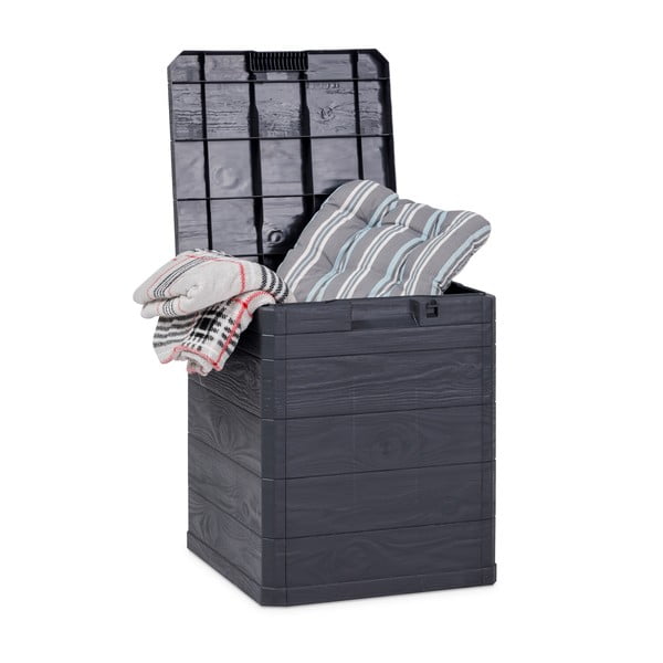 Cutie de depozitare pentru grădină gri închis Woodys – Toomax-image-2