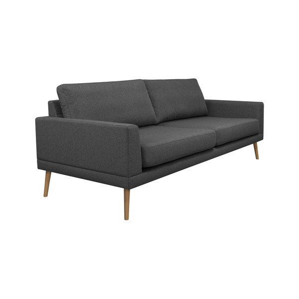 Canapea cu 3 locuri Windsor & Co Sofas Vega, gri închis-image-1