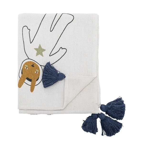 Pătură pentru copii albă 130x160 cm Space – Bloomingville Mini-image-2