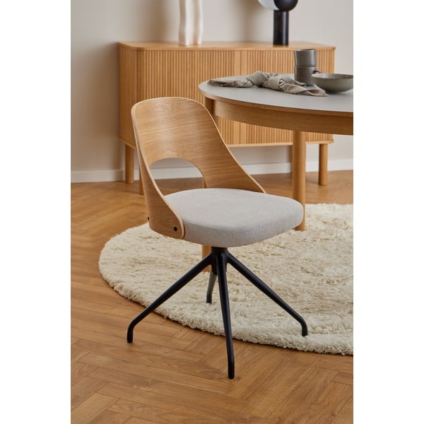 Scaun de dining bej/în culoare naturală Lucy – Actona-image-1