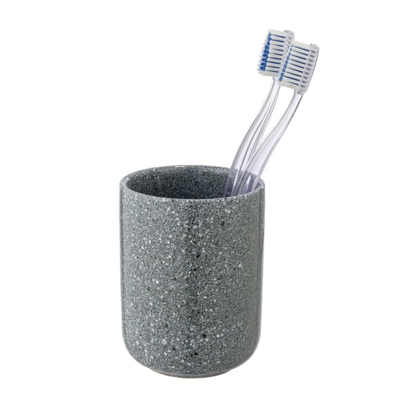 Suport pentru periuța de dinți gri din ceramică Noto – Wenko-image-1