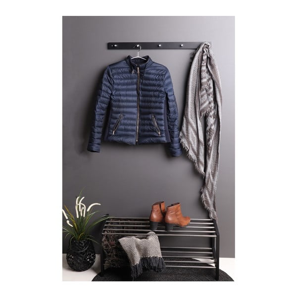 Cuier metalic de perete negru Padova - House Nordic-image-3