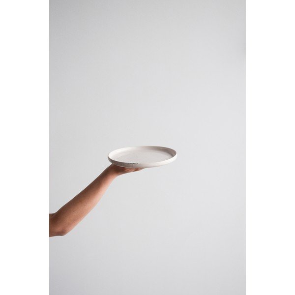 Farfurie mică din gresie ÅOOMI Dust, ø 20 cm, roz deschis-image-3