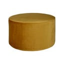 Taburet WOOOD Sara Low, galben muștar