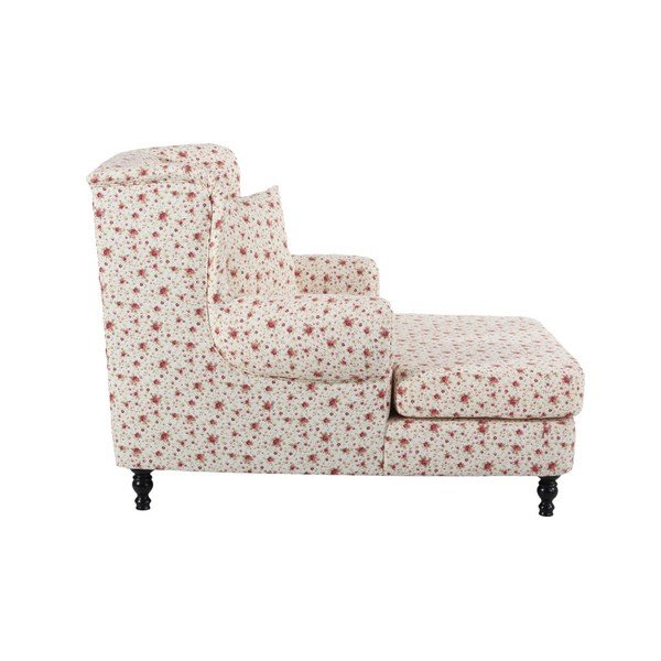 Fotoliu Max Winzer Mareille Flowery Beige, model floral, bej-roșu-image-3