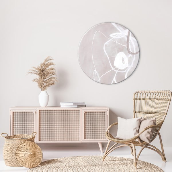 Tablou ø 70 cm Fine Line – Malerifabrikken-image-1