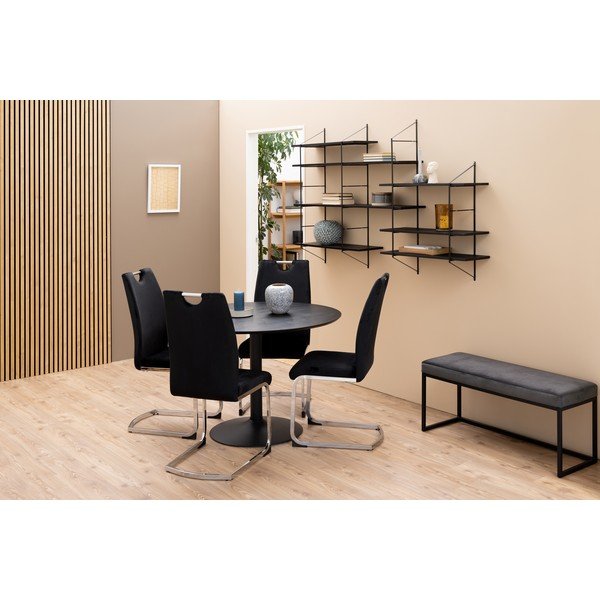 Raft negru etajat din lemn de paulownia 196 cm Belfast – Actona-image-4