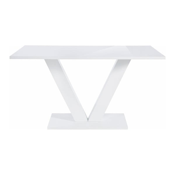 Masă Støraa Allen, 90 x 140 cm, alb lucios-image-2