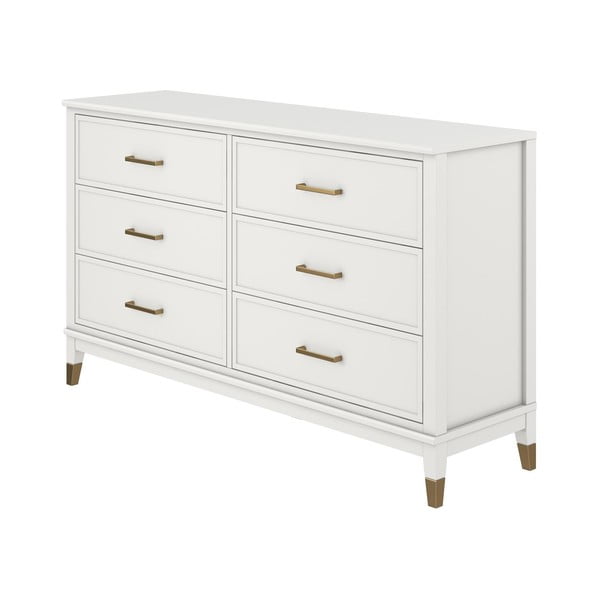 Comodă CosmoLiving by Cosmopolitan Westerleigh, 144 x 85 cm, alb-image-2