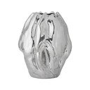 Vază argintie din gresie (înălțime 29 cm) Bobby – Bloomingville