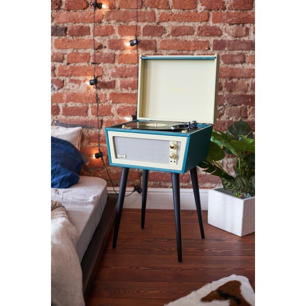 Pick-up cu suport negru Crosley Sterling Green, verde-image-1