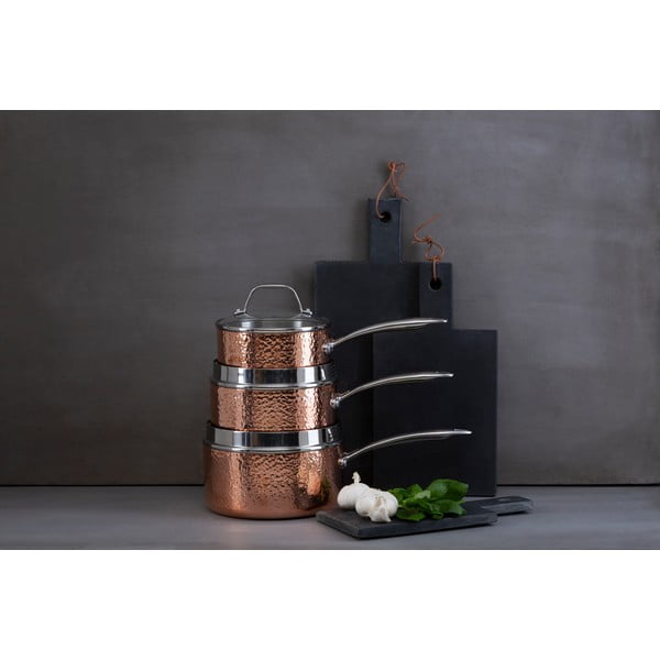 Oală cu capac din oțel inoxidabil 2,2 l Minerva – Premier Housewares-image-2