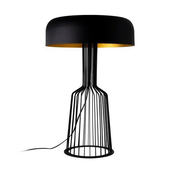 Veioză neagră cu abajur din metal (înălțime 57 cm) Fellini – Opviq lights-image-3