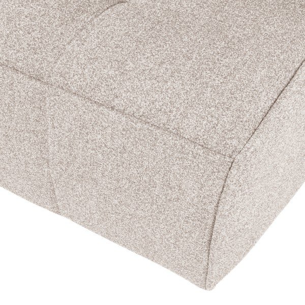 Canapea bej cu tapițerie din țesătură bouclé 204 cm Cluster – vtwonen-image-4