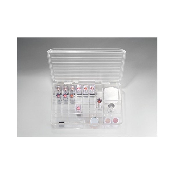 Organizator InterDesign Clarity Lipstick & Cosmetic Box, 27,5x18,5x9,5 cm-image-4