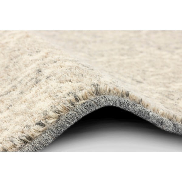 Covor bej din lână 133x180 cm William – Agnella-image-2