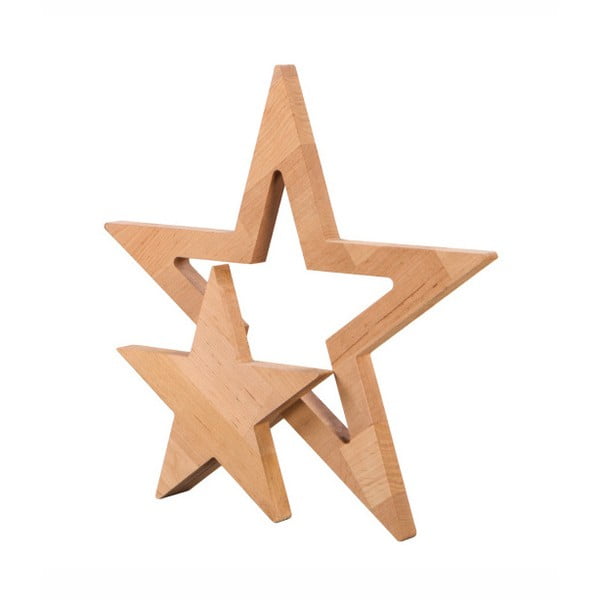 Decorațiune din lemn de alder Nørdifra Star-image-2