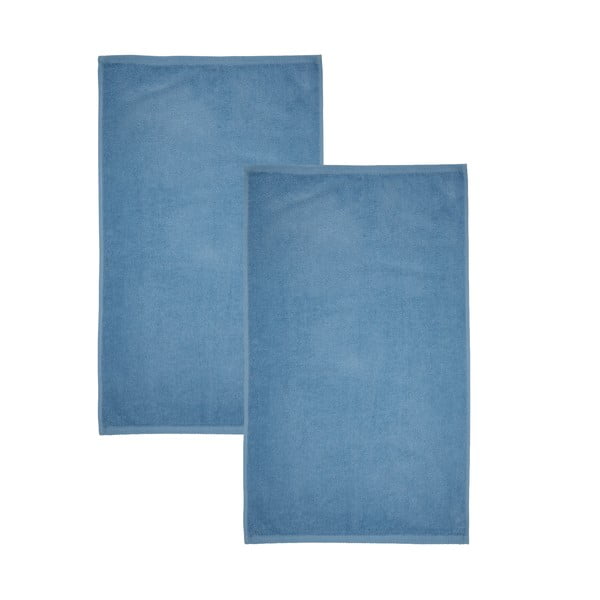 Prosoape albastre 2 buc. din bumbac cu uscare rapidă/din frotir 90x140 cm Quick Dry – Catherine Lansfield