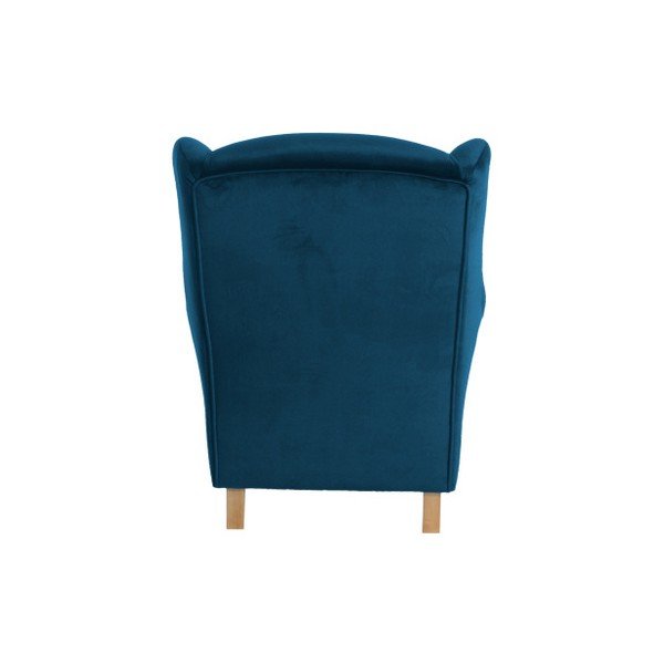 Fotoliu Max Winzer Lorris Velour Petrol, albastru petrol-image-2