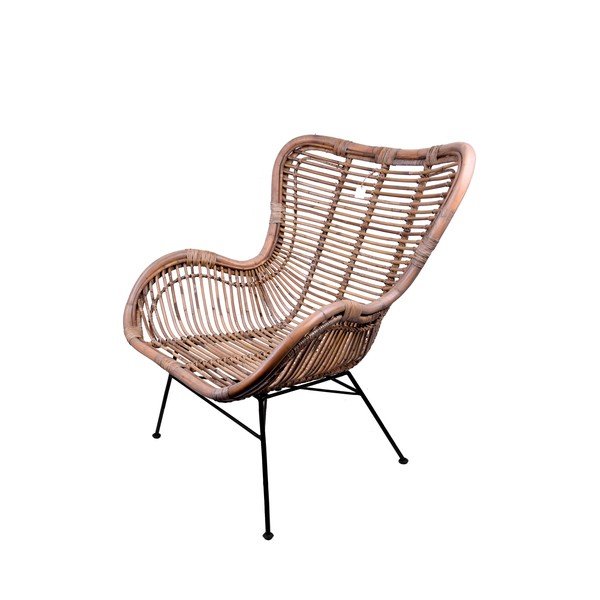 Fotoliu de grădină în culoare naturală din ratan Rattan – Ego Dekor-image-3