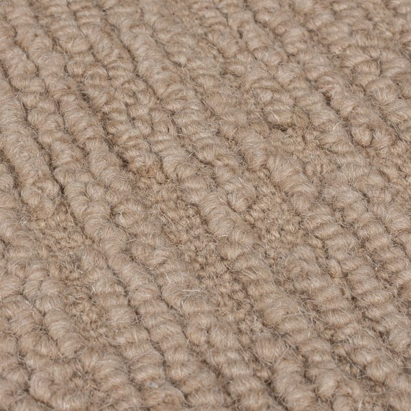 Covor bej țesut manual din lână 120x170 cm Harris Boucle – Flair Rugs-image-2