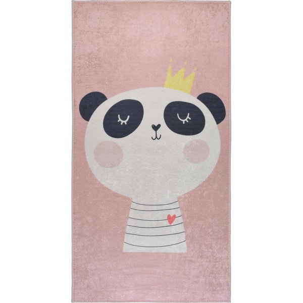 Covor pentru copii roz deschis lavabil 100x160 cm Royalty Mascot – Vitaus