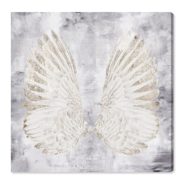 Tablou Oliver Gal My Amethyst Angel Wings, 40 x 40 cm