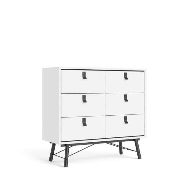 Comodă Tvilum Ry, 102x95 cm, alb-image-2