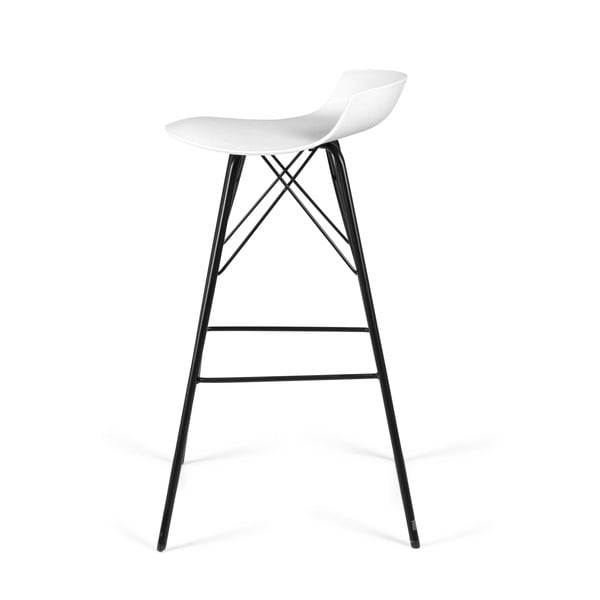 Set 2 scaune de bar Tenzo Tori, alb-image-4