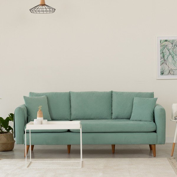 Canapea albastru-deschis 215 cm Sofia – Balcab Home-image-1