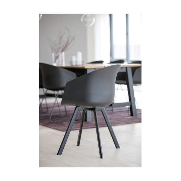 Scaun de dining negru/gri Moon – Interstil-image-4
