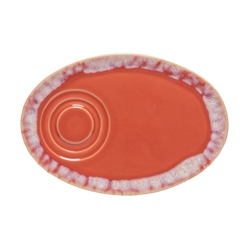 Farfurioară roșie din gresie ceramică Grespresso – Costa Nova