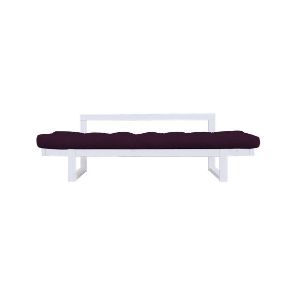 Canapea extensibilă Karup Edge White/Purple Plum-image-3