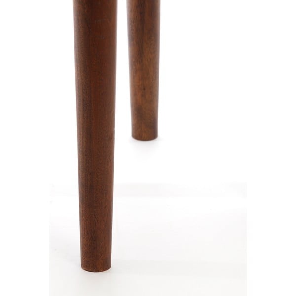 Măsuță auxiliară rotundă din lemn masiv de acacia ø 49 cm Qiano – Light & Living-image-2