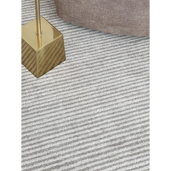 Covor crem din lână 120x180 cm Calisia M Ribs – Agnella-image-2