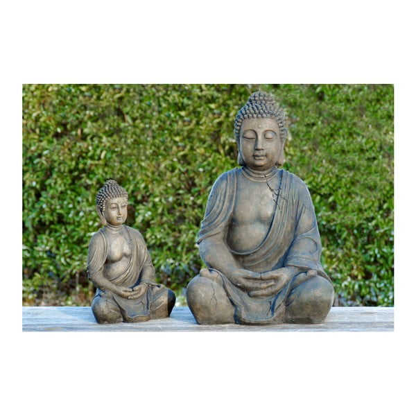Statuetă de grădină Boltze Buddha, 30 cm