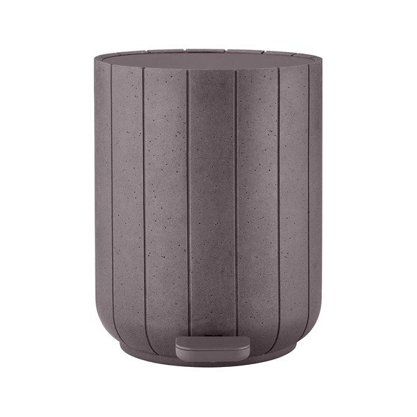 Coș de gunoi gri închis cu pedală din polirășină 3 l Kua – Blomus