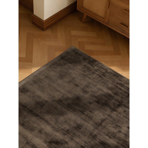Covor maro țesut manual din viscoză 80x150 cm Noemi – Vikosa-image-4