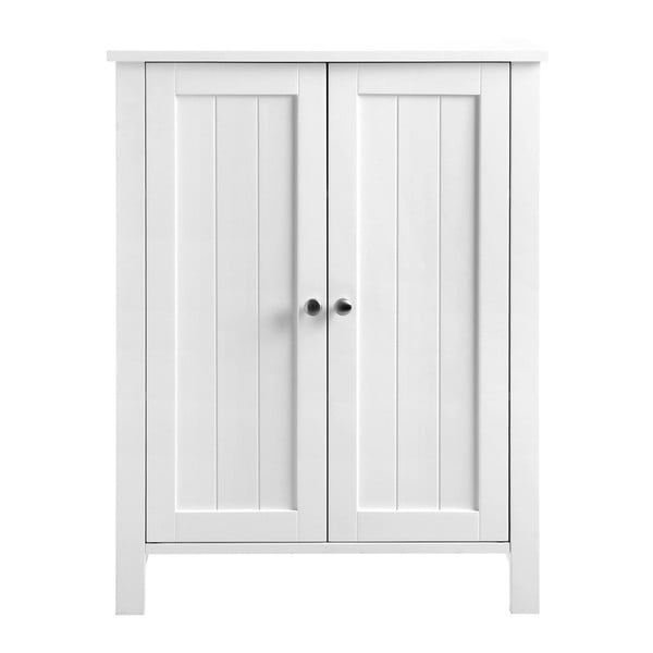 Dulap de baie cu uși Songmics, lățime 60 cm, alb