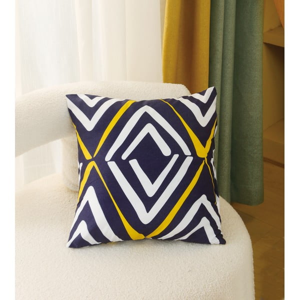 Lenjerie de pat albastru-închis din microsatin pentru pat de o persoană cu 6 piese 140x200 cm Dylan – My House-image-4