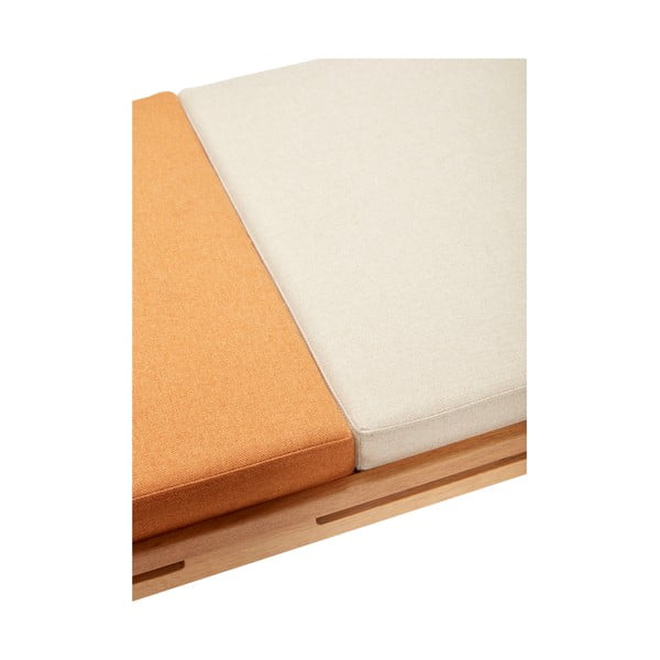 Bancă portocalie/crem Amber – Hübsch-image-4