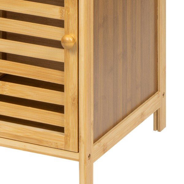 Etajeră de baie în culoare naturală din bambus 35x140 cm Auren – Bonami Essentials-image-4