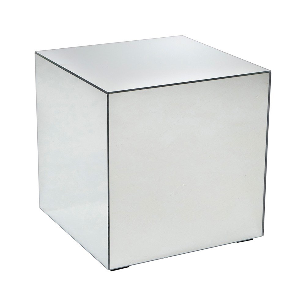 Măsuță auxiliară din sticlă 45,5x45,5 cm Cube – Ellos Home