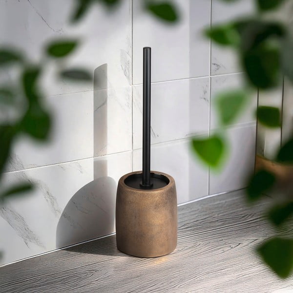 Perie de WC bronz din ceramică Tremea – Wenko-image-1