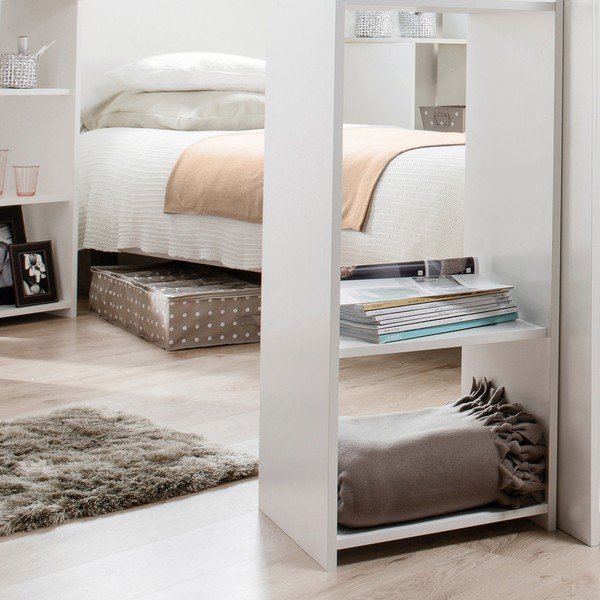 Organizator pentru sertar Compactor Dots, 12 compartimente, bej-image-1