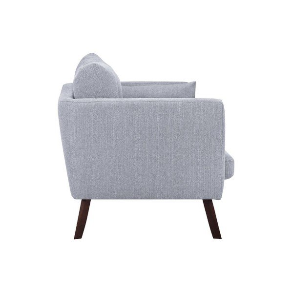 Canapea cu 3 locuri Mazzini Sofas Elena, gri deschis-image-2