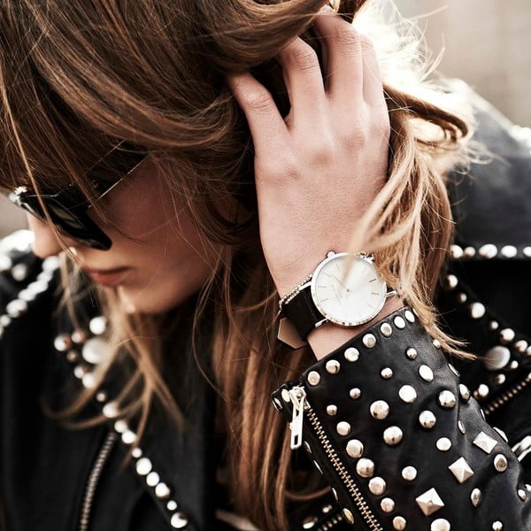 Ceas de damă Rosefield The Bowery, verde/alb-image-4