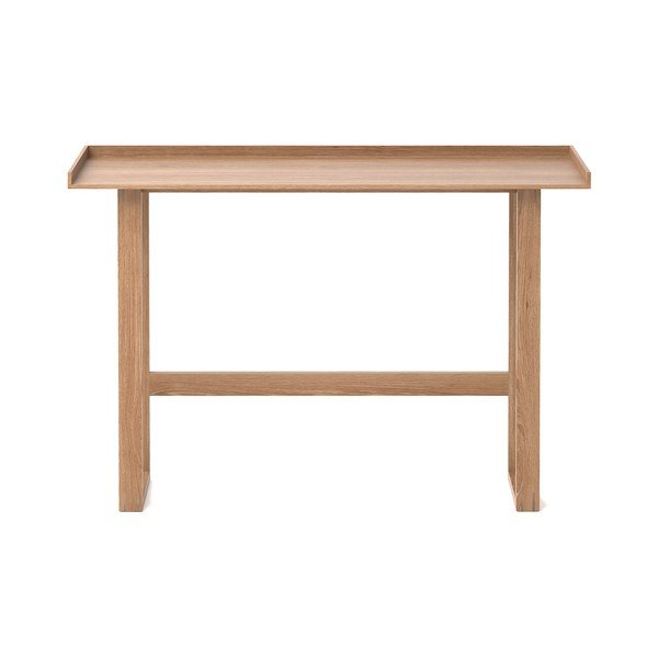 Birou din lemn masiv de stejar Wireworks Slim-image-3